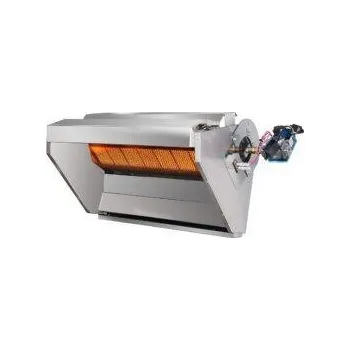 Průmyslové topidlo Světlý plynový infrazářič SIABS C-RAD PLUS 12P - s 1° regulací ON/OFF, 22,2 kW, G20