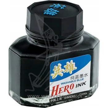 INKOUST DO PLNÍCÍHO PERA HERO MODRÝ V KLASICKÉ LAHVIČCE 50ML