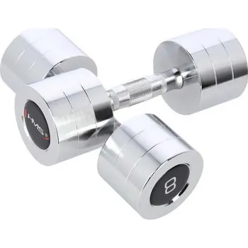 Chromované činky HMS CHD08 2 x 8 kg