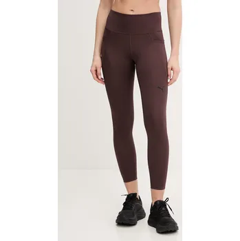 Dámské legíny Tréninkové legíny Puma Essentials 525899 hnědá 89X, vel. XL