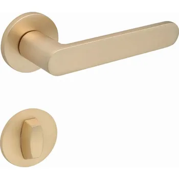 Dveřní kování Malaga Dveřní kování, WC, zlaté R4061484