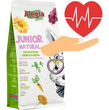 Krmivo pro hlodavce Alegia Junior Natural pro králíka 650 g