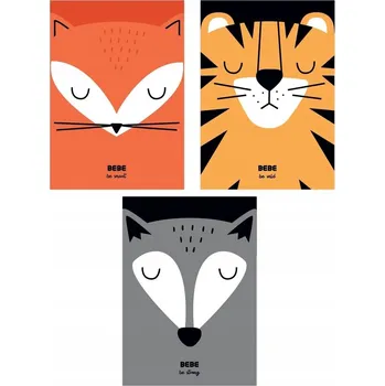 Sešit Sešit A4 s mřížkou Interdruk, 32 listů