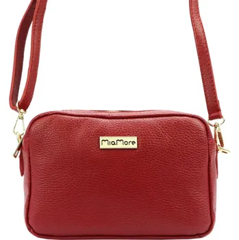 Kabelka Dámská kabelka MiaMore 01-027 DOLLARO červená
