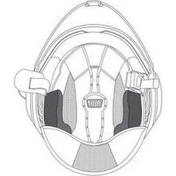 Helma na motorku AGV AGV FLUID náhradní lícnice S