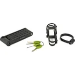 AUTHOR Zámek AUL FlexGuard-8 X9 l.940mm černá