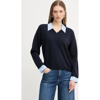 Dámský svetr Svetr Morgan MRAYI námořnická modř 59X, vel. S