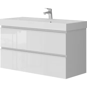 Koupelnový nábytek Lavedo Savona s umyvadlem z litého mramoru bílá