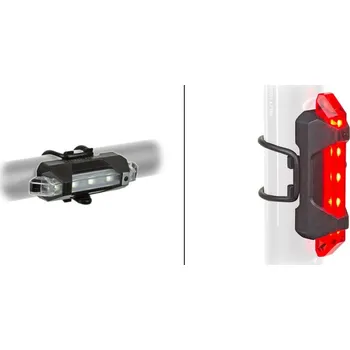 Cyklosvítilna AUTHOR Světlo sada A-Stake Mini USB černá