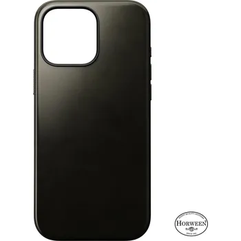 Pouzdro na mobilní telefon Kryt na mobil Nomad Modern Leather Case Green Chrome iPhone 16 Pro Max