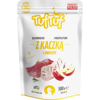 Krmivo pro psa Vlhké krmivo pro psy Tuf Tuf Sáček z mletého masa s kachnou 500 g