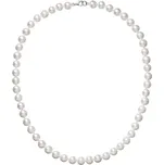Perlový náhrdelník z říčních perel se zapínáním z bílého 14 karátového zlata 822003.1 bílý Vyberte zapínání: Bílé zlato 9260B