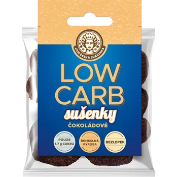 Jihočeská svačinka Low carb sušenky s proteinem z mandlové mouky čokoláda 40g
