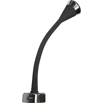 Bodové svítidlo LED lampa Dimatec Flexi Soft Touch barva černá