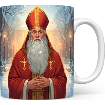 Hrnek s motivem Mikuláše – Zimní kouzlo