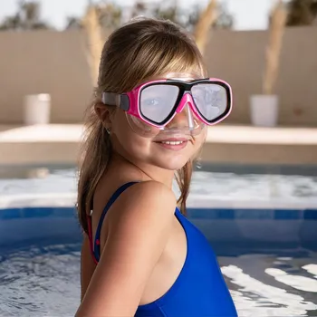 Potápěčská maska Dětská potápěčská Potápěčské Brýle Be-active , Potápěčské brýle brýle, růžová