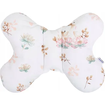 Polštář Polštář proti otřesům motýlek Jukki bílý