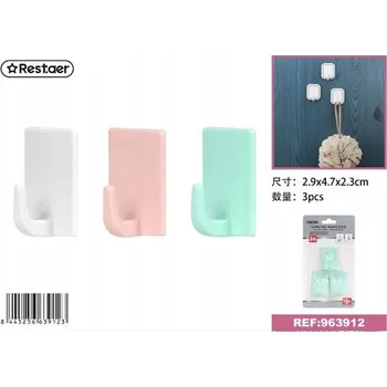 Věšák Obdélníkový samolepicí háček