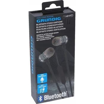 Sluchátka Grundig - Bluetooth Sluchátka do uší (černá)