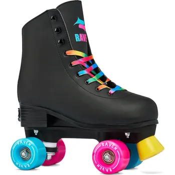 RAVEN Nastavitelné kolečkové retro brusle Raven Iris 39/42 RŮŽOVÁ|ČERNÁ