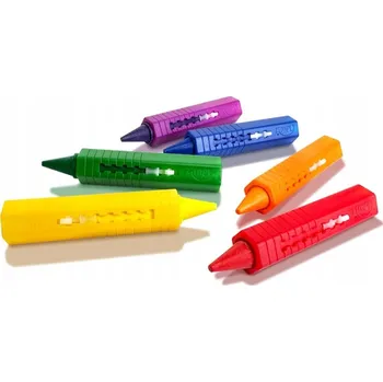 Hračka pro nejmenší Pastelky do vany - hračka do vany 6 barev 3+ Zimpli Kids