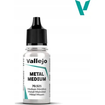 Barva barva Vallejo 521-17 ml Metal Medium
