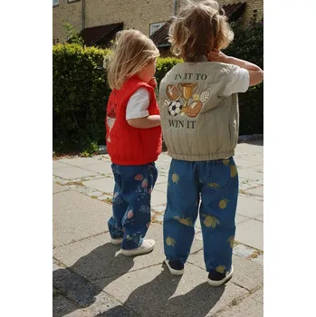 Chlapecké kalhoty Dětské rifle Konges Sløjd MAGOT PANTS GOTS KS104973.PPY2 námořnická modř 59X, vel. 116