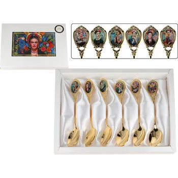 Příbor SADA 6 LŽIČEK NA ČAJ KÁVU FRIDA KAHLO PŘÍBORY DEZERTNÍ DÁREK