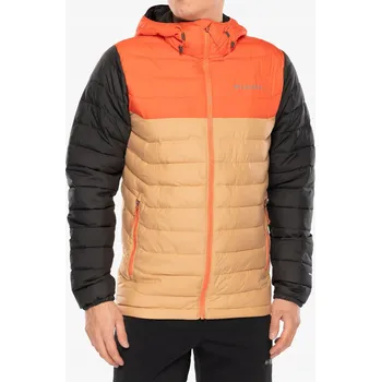 Zateplená bunda Columbia Powder Lite II Hooded Jacket - canoe/zing/shark M