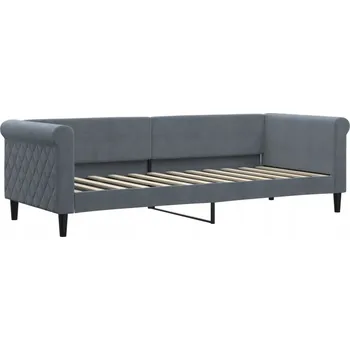 Pohovka Rozkládací pohovka, tmavě šedá, 229 x 90 x 68 cm