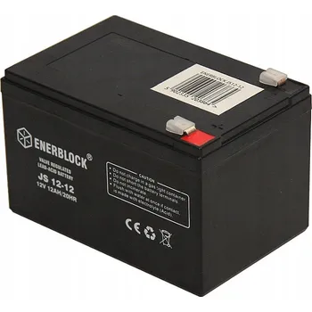 Záložní baterie AKUMULÁTOR AGM 12V 12Ah ENERBLOCK DEEP-CYCLE VÝKONNÝ
