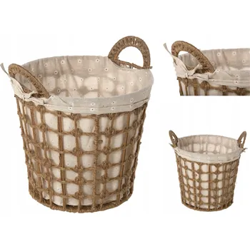 Kovový koš na prádlo, vícebarevný