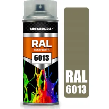 Barva ve spreji RAL 6013 Lesklý ZELENÝ RÁKOSOVÝ Sprej 400ml Akrylový Lak