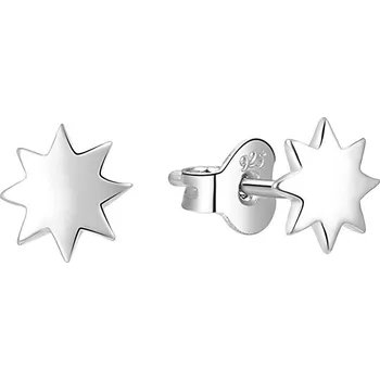 Náušnice MOISS stříbrné náušnice HVEZDA