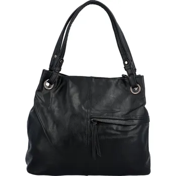 Kabelka Praktická dámská koženková kabelka na rameno Milagros, černá