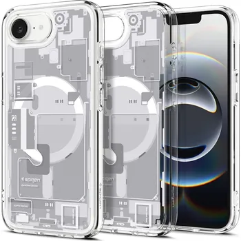Pouzdro na mobilní telefon Spigen - Ultra Hybrid Zero One MagSafe - iPhone 16e - bílý