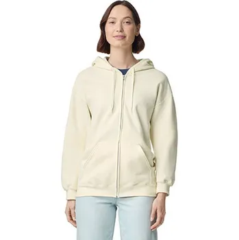 Pánská mikina Gildan Pánská mikina na zip GSF600 Off White M