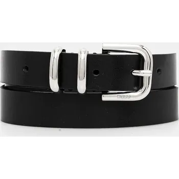 Opasek Kožený pásek BOSS Bree-ML_Sz25 50553372 černá 99X, vel. 85