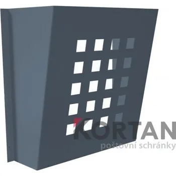 Poštovní schránka Děrovaný košík RAL 9016 - dopravní bílá