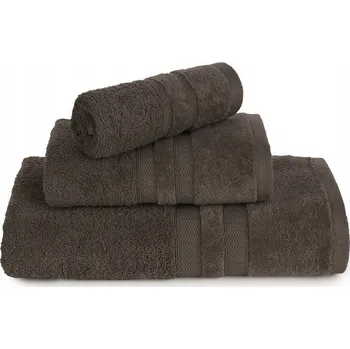Ručník RUČNÍK KOUPELNOVÝ STŘEDNÍ 1 KS PORTO (11) 50x90 CM HNĚDÝ