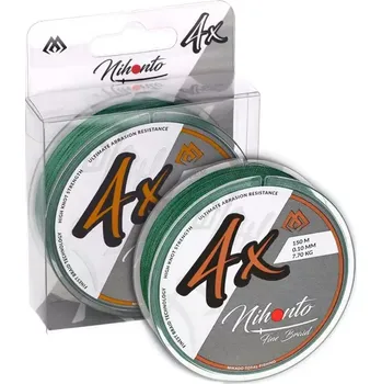 MIKADO - Šňůra Nihonto Fine Braid Green 0,12 mm 8,8 kg 15 m