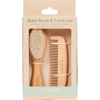 hřeben LITTLE DUTCH dětský hřeben a kartáč dřevěný