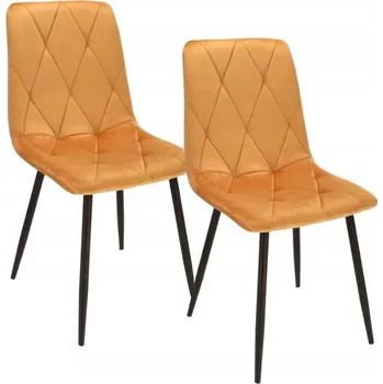 Jídelní židle Židle Jumi sametová žlutá 1 ks