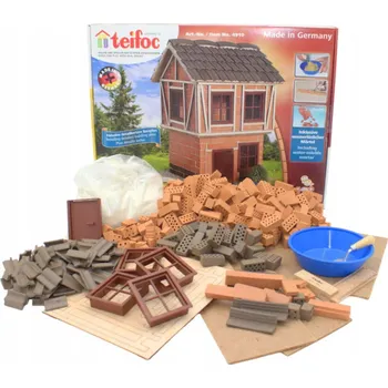 ostatní stavebnice Stavební Stavebnice Teifoc Postavte velký dům z cihel 380 dílků
