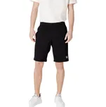 EA7 Černé pánské sportovní kraťasy