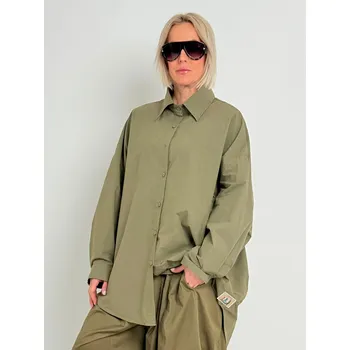 Dámská košile TOSCANA Khaki košile BURRO Smetanová, UNI M-XXL
