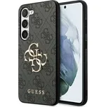 Kryt Original Faceplate Case Guess Guhcs24S4Gmggr Samsung Galaxy S24 (Leather 4G Metal Logo / Black)
