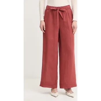 Dámské kalhoty Lněné kalhoty Marella UOMO 2613131084200 červená 92X, vel. 36