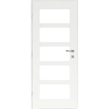 Interiérové dveře Classen Lukka Interiérové dveře M3 rámové, 70 L, 746 × 1985 mm, fólie, levé, bílé, prosklené&nbsp;484187703