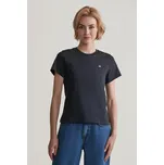 TRIČKO GANT REG SHIELD SS T-SHIRT BLACK